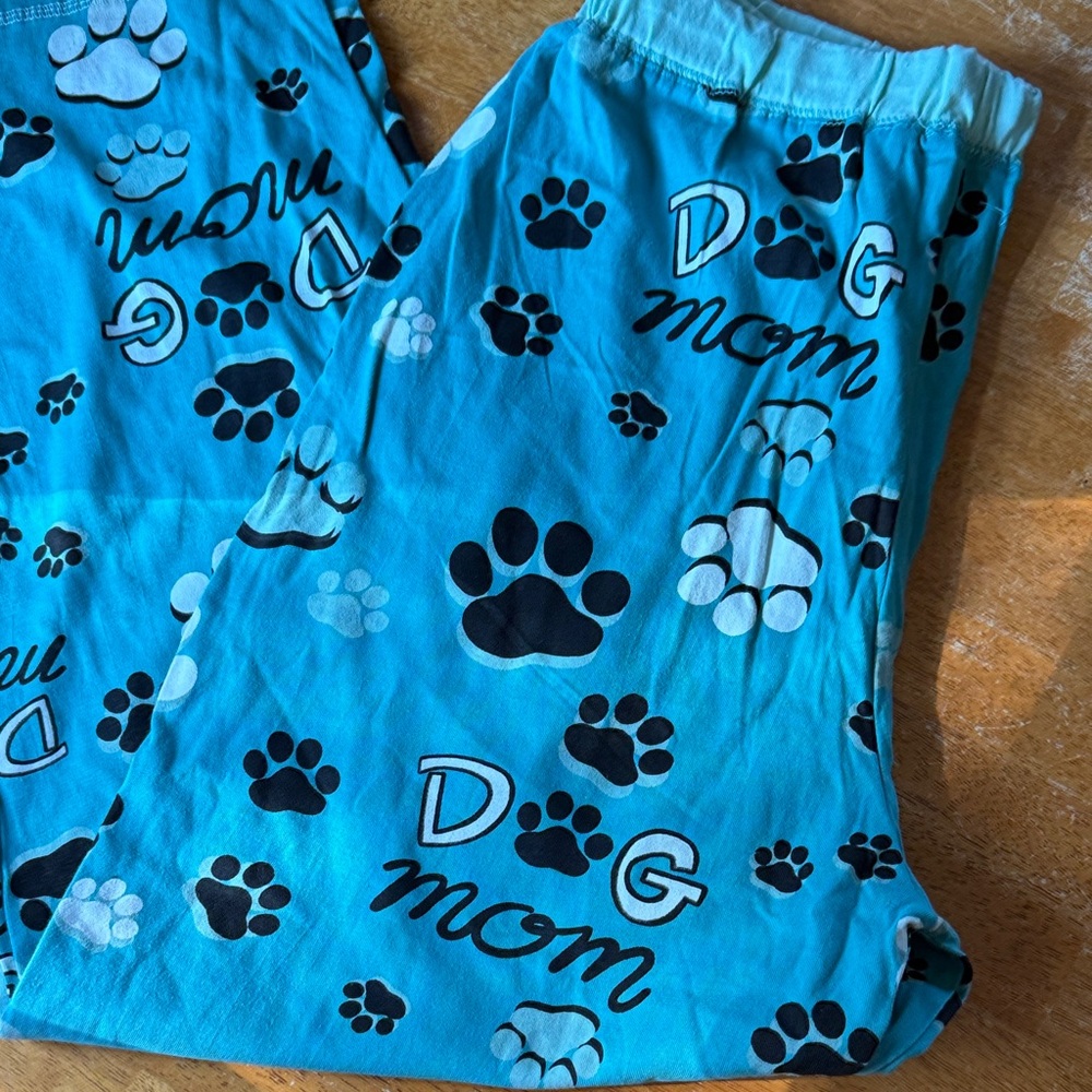 Dog Mom Pajamas - Blue and Black - Picture 3 of 5